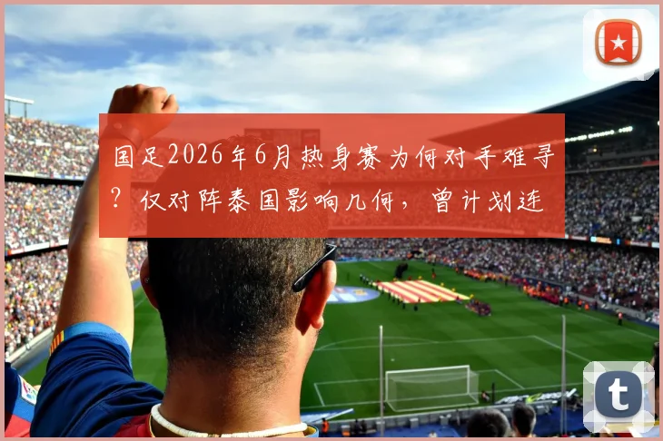 国足2026年6月热身赛为何对手难寻？仅对阵泰国影响几何，曾计划连赛两场背后原因解析